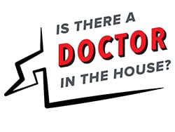 photo of Is there a Doctor in the House Logo