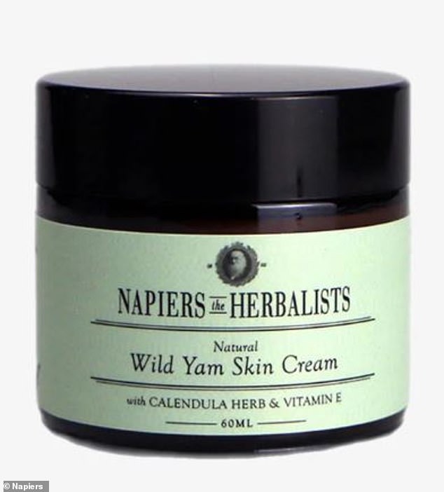 Wild yam skin cream (pictured) by Napiers The Herbalists